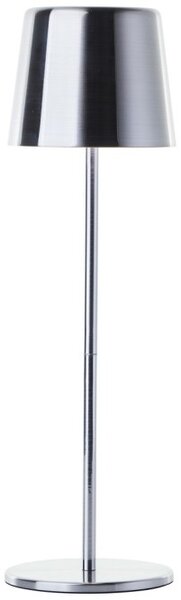 Brilliant G40939/68 Stolní AKU lampa XAANA broušený nikl USB-C , CCT