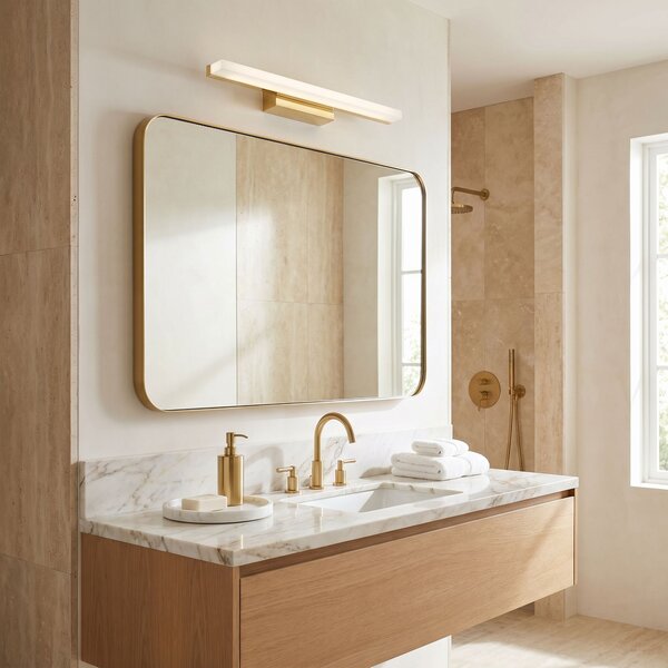 Toolight Rea, Nástěnné svítidlo LED 40CM APP1848-1W GOLD, OSW-66360