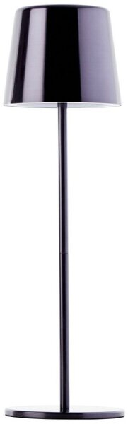 Brilliant G40939/76 Stolní AKU lampa XAANA černý chrom USB-C , CCT
