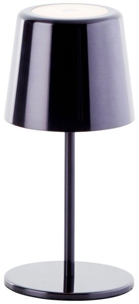 Brilliant G40939/76 Stolní AKU lampa XAANA černý chrom USB-C , CCT