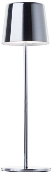 Brilliant G40939/68 Stolní AKU lampa XAANA broušený nikl USB-C , CCT