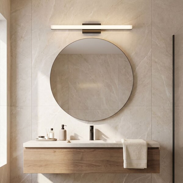 Toolight Rea, Nástěnné svítidlo LED 60CM APP1855-1W BLACK, OSW-66361