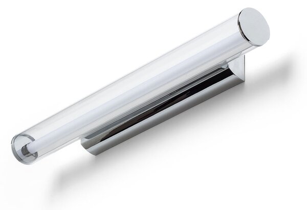 Nástěnné LED svítidlo RIVIER LED 59, chrom/čirý akryl, 12 W, teplá bílá 3000 K