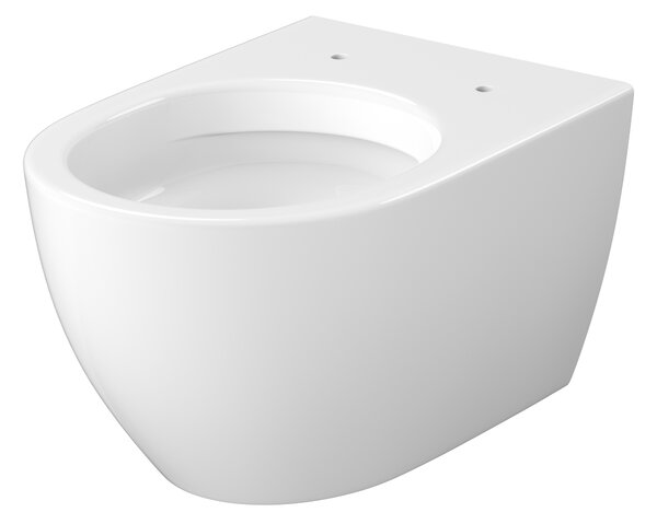 Cersanit Zen wc mísa se sedátkem s pomalým sklápěním závěsná bez splachovacího kruhu s vírovým splachováním bílá lesk S701-719