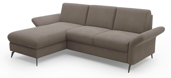 ROHOVÁ SEDAČKA, textil, jílová barva Sit & More - Sedací soupravy, Online Only