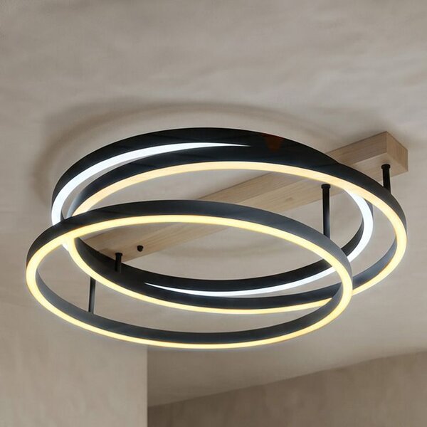 Toolight Rea, Stropní svítidlo LED SWE058-C BLACK, OSW-20158