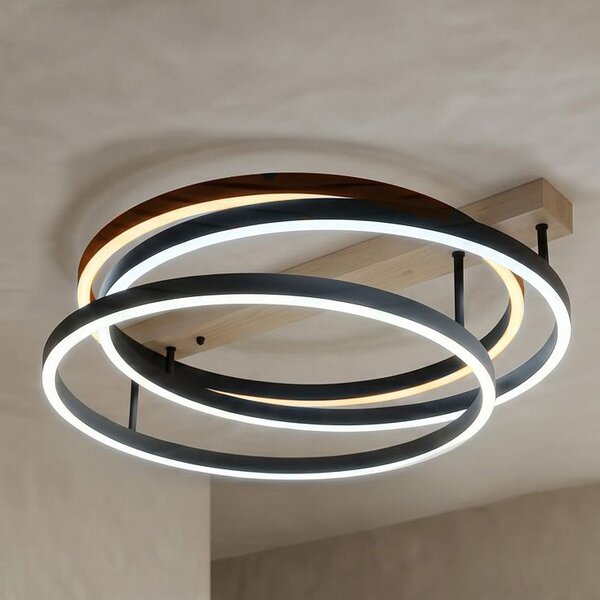 Toolight Rea, Stropní svítidlo LED SWE058-C BLACK, OSW-20158