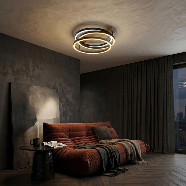 Toolight Rea, Stropní svítidlo LED SWE058-C BLACK, OSW-20158