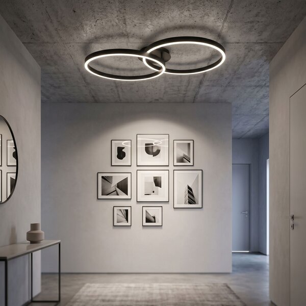 Toolight Rea, Stropní svítidlo LED SWE061-C BLACK, OSW-20161