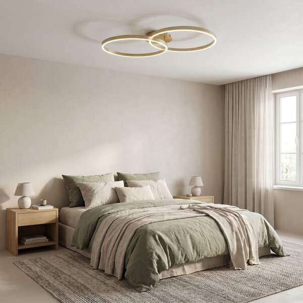 Toolight Rea, Stropní svítidlo LED SWE062-C BRUSH GOLD, OSW-20162