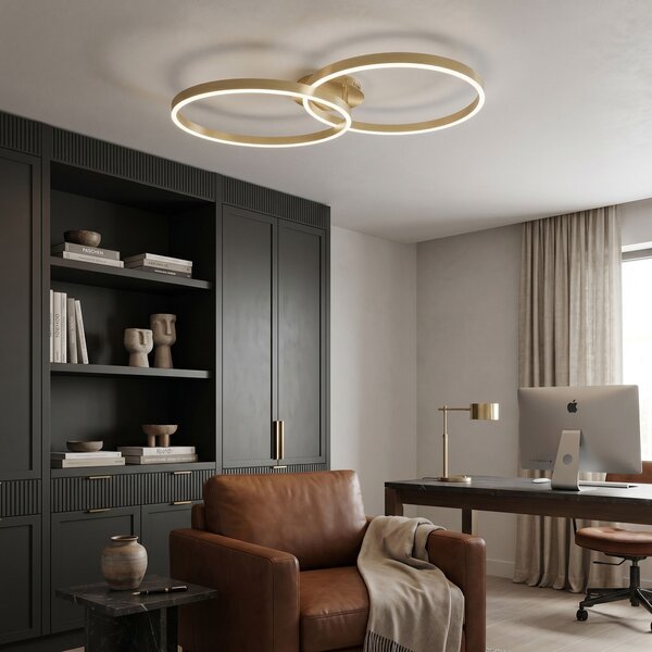 Toolight Rea, Stropní svítidlo LED SWE062-C BRUSH GOLD, OSW-20162
