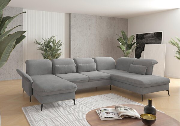SEDACÍ SOUPRAVA, textil, šedá Sit & More - Sedací soupravy, Online Only