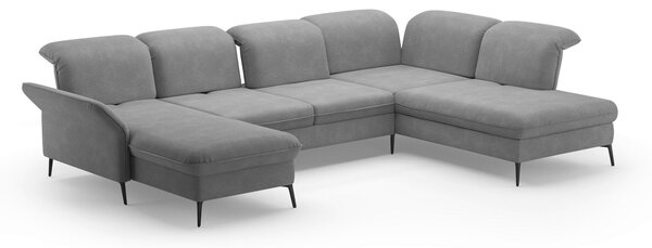 SEDACÍ SOUPRAVA, textil, šedá Sit & More - Sedací soupravy, Online Only