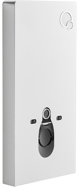 Splachovací modul pro WC závěsné - předstěnová instalace - bílá matná - 48,3x100 cm