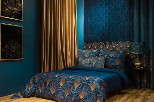 LOŽNÍ POVLEČENÍ LIMITED COLLECTION LOTOS1 160X200 CM, 2KS 70X80 CM VZOROVANÉ