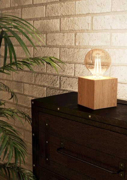 Eglo 43733 - Stolní lampa PRESTWICK 1xE27/40W/230V béžová