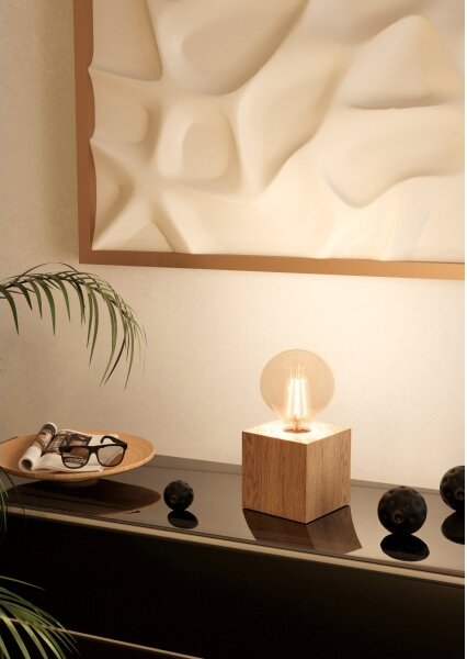 Eglo 43733 - Stolní lampa PRESTWICK 1xE27/40W/230V béžová