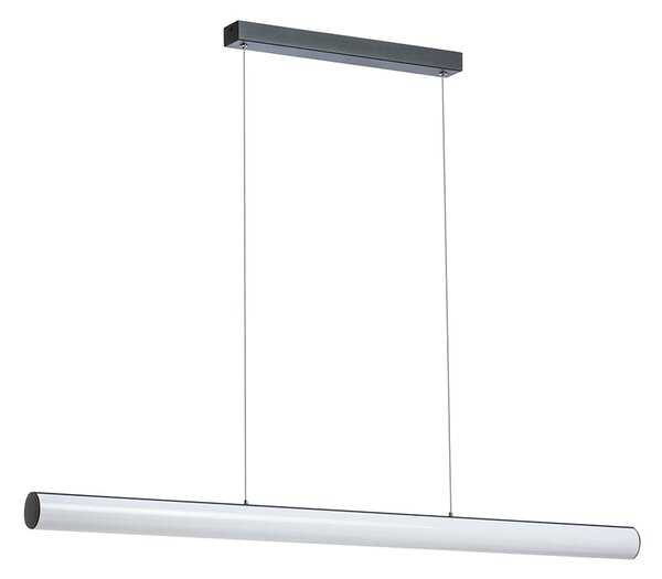 Závěsné LED svítidlo RIVIER LED I, černá/mléčný akryl, 24 W, teplá bílá 3000 K
