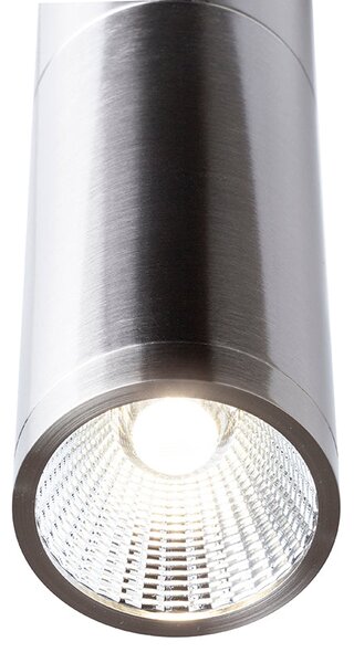 Závěsné LED svítidlo BOGARD, matný nikl, 5 W, teplá bílá 3000 K
