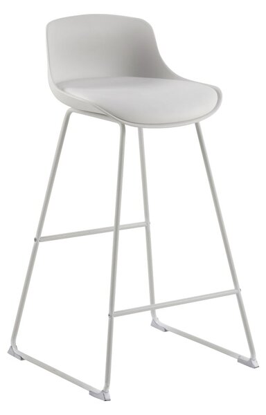 Bílá barová židle (výška sedáku 76 cm) Tina – Actona