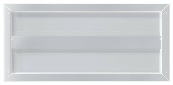 Nástěnné police 2 ks 50 x 23,5 cm stříbrné nerezová ocel 30286