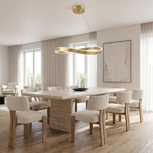 Toolight Rea, ZÁVĚSNÁ STROPNÍ SWE069-CP 80cm BRUSH GOLD, OSW-30231