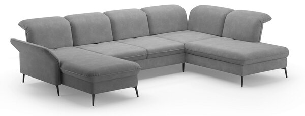 SEDACÍ SOUPRAVA, textil, šedá Sit & More - Sedací soupravy, Online Only
