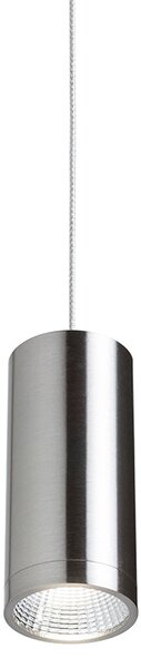 Závěsné LED svítidlo BOGARD, matný nikl, 5 W, teplá bílá 3000 K