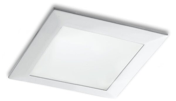 Čtvercové zápustné LED svítidlo SEEYOU 11, bílé, 10 W, teplá bílá 3000 K