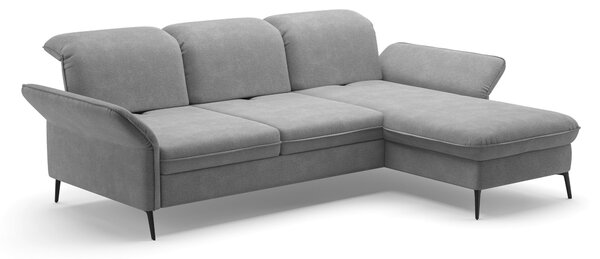 ROHOVÁ SEDAČKA, textil, šedá Sit & More - Sedací soupravy, Online Only
