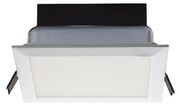 Čtvercové zápustné LED svítidlo SEEYOU 11, bílé, 10 W, teplá bílá 3000 K