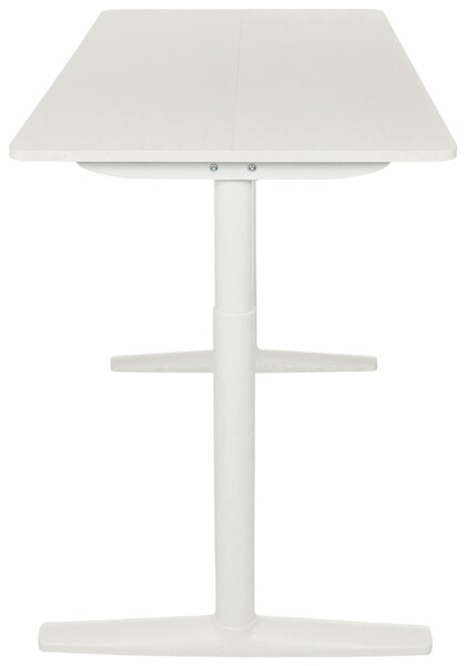 PSACÍ STŮL, bílá, 140/70/71 - 116 cm MID.YOU - Online Only psací stoly, Online Only