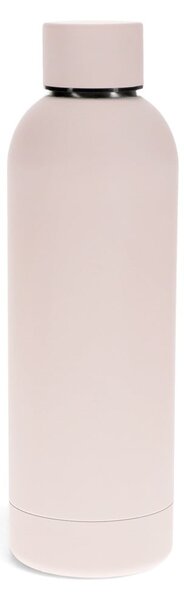 Světle růžová cestovní nerezová lahev 500 ml – Rex London