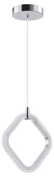 Toolight Rea, Závěsné stropní LED svítidlo LHJ127-W Chrom, OSW-03282