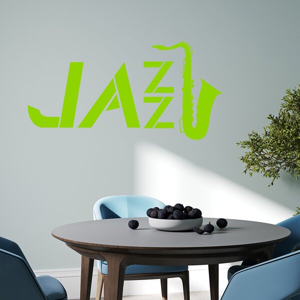 Živá Zeď Samolepka Jazz Barva: zelená, Velikost: 60 x 32 cm
