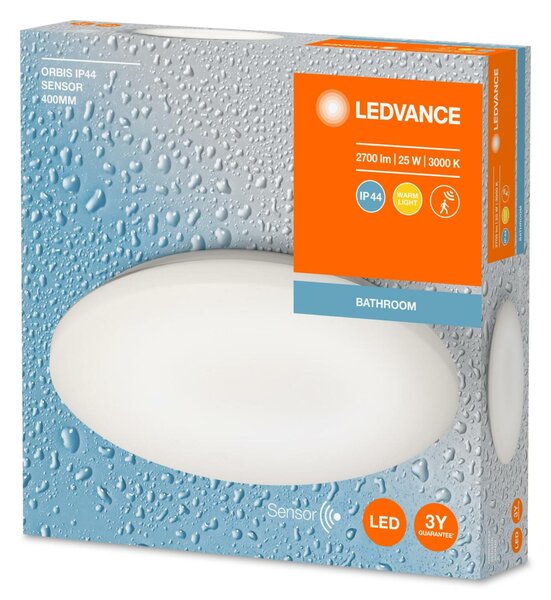 LEDVANCE stropní svítidlo Orbis IP44 Sensor 400mm 25W 4058075651852