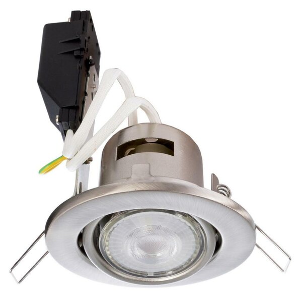 Deko-Light stropní vestavné svítidlo Deneb 220-240V AC/50-60Hz GU10 1x max. 50,00 W stříbrná 110016