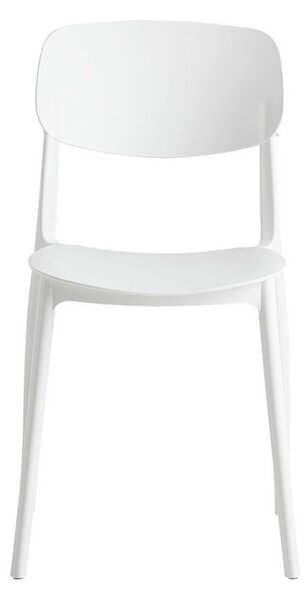 Stohovatelní židle Jiří bílá