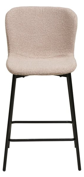 Béžová čalouněná barová židle (výška sedáku 65 cm) Maceda – House Nordic