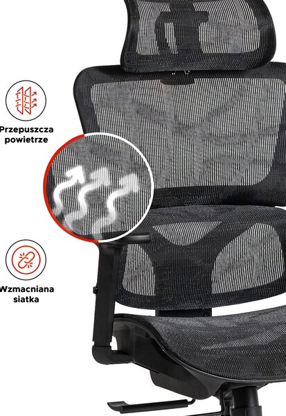 Kancelářská židle Ronaldi (černá). Akce -20%