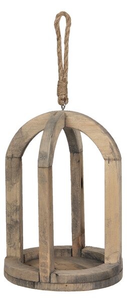 Dřevěná dekorační klec - Ø 19*27 cm