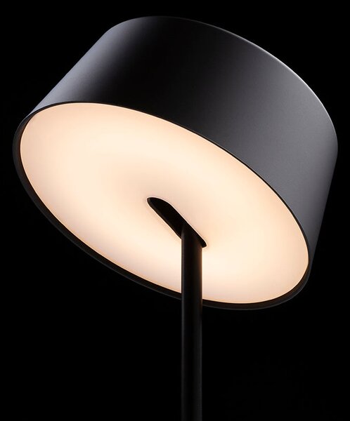 Stolní lampa PRAHA, černá, 5 W, teplá bílá 3000 K, stmívatelná