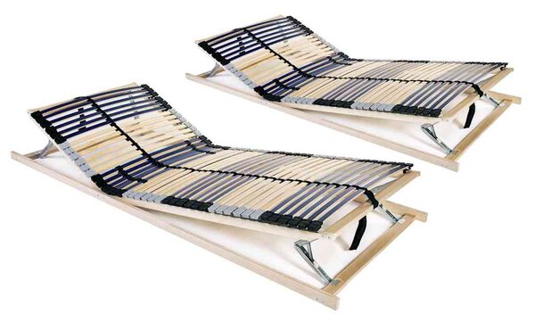 Lamelové rošty do postele 2 ks 42 lamel 7 zón 70 x 200 cm 3051419