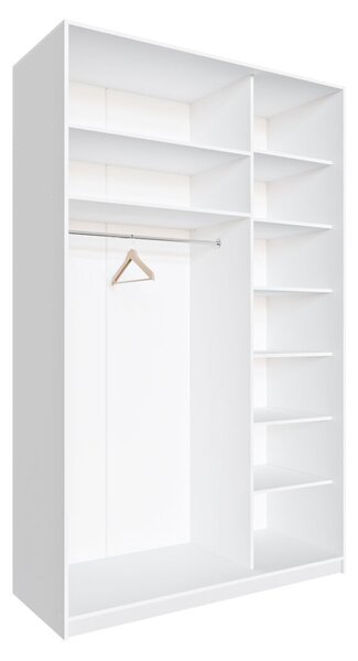 Skříň s posuvnými dveřmi Komforto 2 DTD 150x240x60 cm Bílá