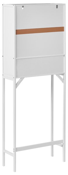 Skříňka do koupelny OKARCHE Bambus 63 cm Bílá