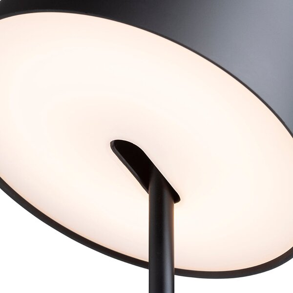 Stolní lampa PRAHA, černá, 5 W, teplá bílá 3000 K, stmívatelná