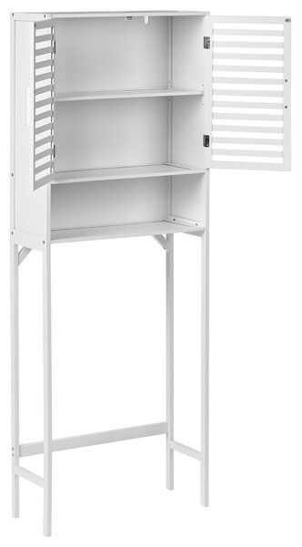 Skříňka do koupelny OKARCHE Bambus 63 cm Bílá