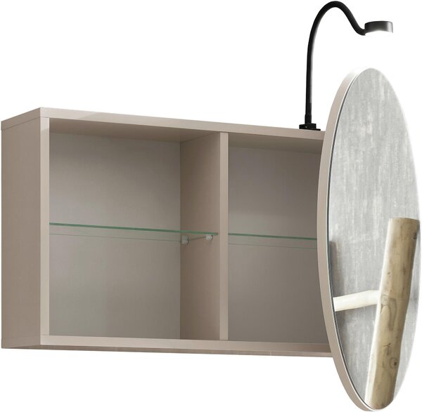 ZRCADLOVÁ SKŘÍŇKA, kašmírová, kašmírová, 80/60/20 cm Venda - Koupelnové série