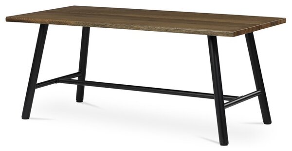 Jídelní stůl TABLON (180x90 cm / 220x90 cm) — masiv, hnědá 220 x 90 cm