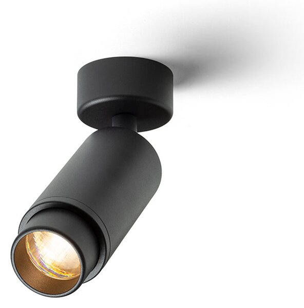 Stropní svítidlo OPTIMUS 2 ZOOM, černé, patice GU10, 9 W